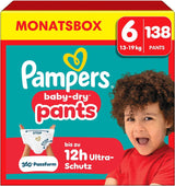 Pampers Baby-Dry Pants Größe 5, 160 Stück, 11kg-17kg, 360° auslaufsichere Fit pour le jour et la nuit