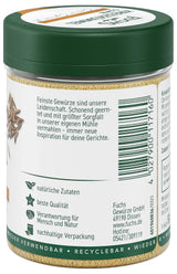 Fuchs Gewürze - Kreuzkümmel gemahlen - zum Würzen von Couscous, Hummus et Falafel - ingrédients naturels - 50 g en dose variable, recyclable