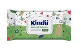 Lingettes humides Kindii Natural Balance pour bébés – (1 x 60 pcs.) Lingettes humides pour bébés et enfants – Protectrices, Aloe Vera, Parfum délicat – 60 pcs.