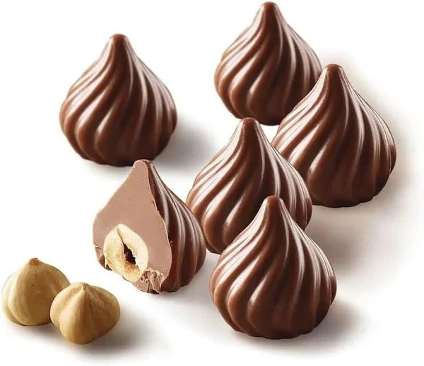 Moule à chocolat flamboyant 3D Silikomart - Formes 3D uniques avec bord intérieur pour bases rondes