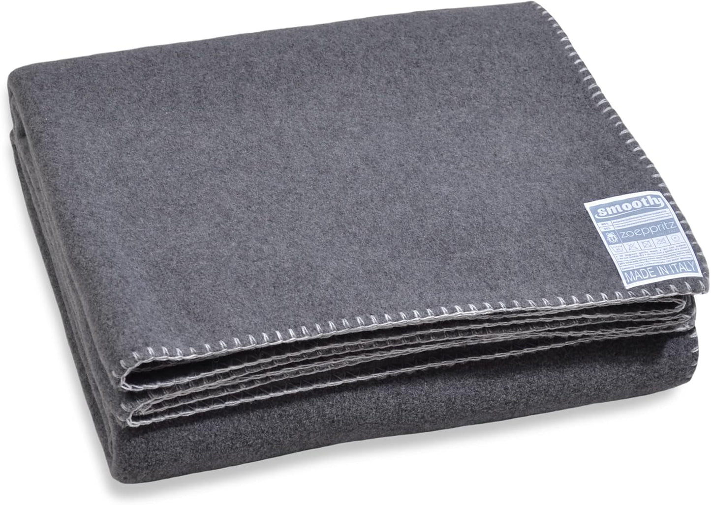 Zoeppritz Since 1828 Couverture Polaire Smoothy - Couverture Polaire Moelleuse et Confortable - Vegan - 140X190Cm - 010 Blanc Cassé, 010 Offwhite Zoeppritz Since 1828 Gris 140X190Cm Lits et Couettes