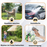 Tuyau d'arrosage extensible de 45 m, tuyau d'eau flexible rétractable automatique, 10 modes de pulvérisation, TPE 2500D, connecteurs métalliques, pour très grands jardins, agriculture, nettoyage