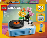 Lecteur de disque LEGO Creator 3In1 avec fleurs - jouet transformable en radio ou microphone - jouets musicaux pour enfants - idée cadeau créative pour filles et garçons à partir de 8 ans 31172 Jeux de construction Besuche den LEGO-Store