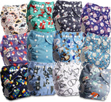 Littles and Bloomz FLP2-0406 Couche réutilisable à clip standard, 4 couches