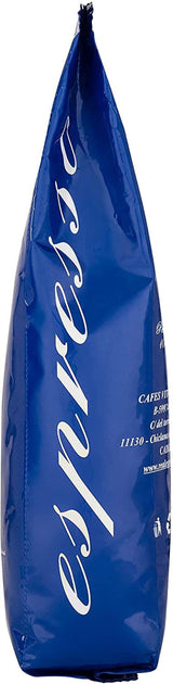 Café en grains décaféiné 1 kg naturel 100% - Espresso Goût intense de Colombie et du Brésil.