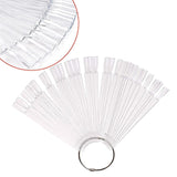 Présentoir à ongles, 40 bâtons de vernis à ongles artificiels, capsules, éventail pratique, nail art