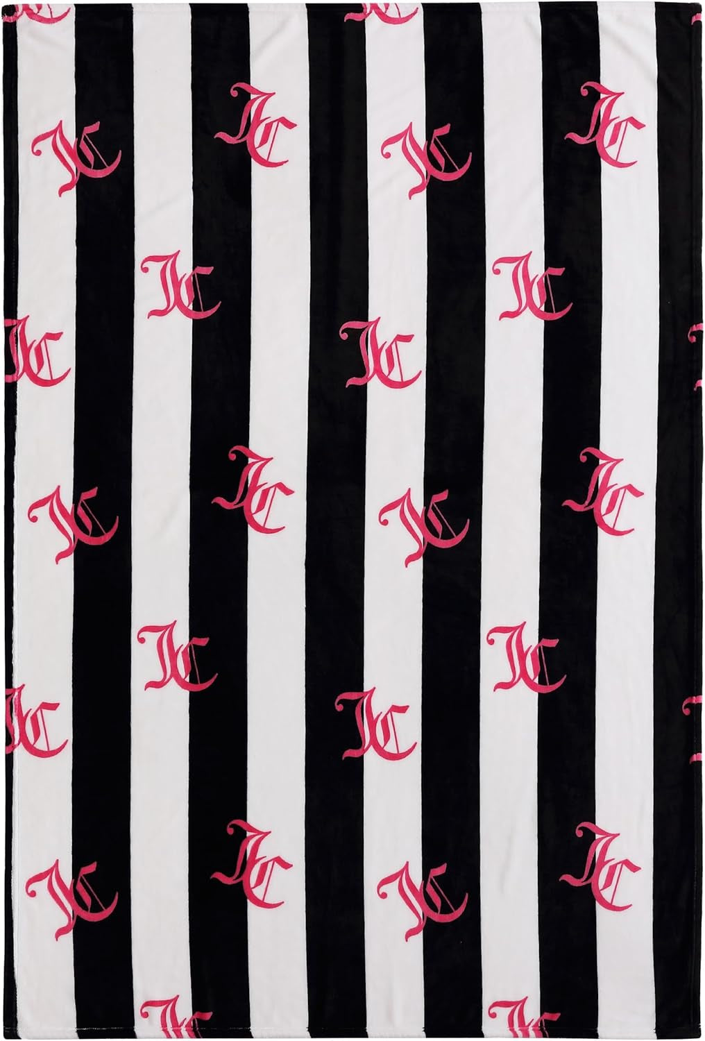 Juicy Couture Cabana Couverture en peluche, 127,7 x 178,8 cm, luxueuse couverture en peluche en microfibre pour un maximum de confort et de chaleur douillette Juicy Couture Lits et couvertures