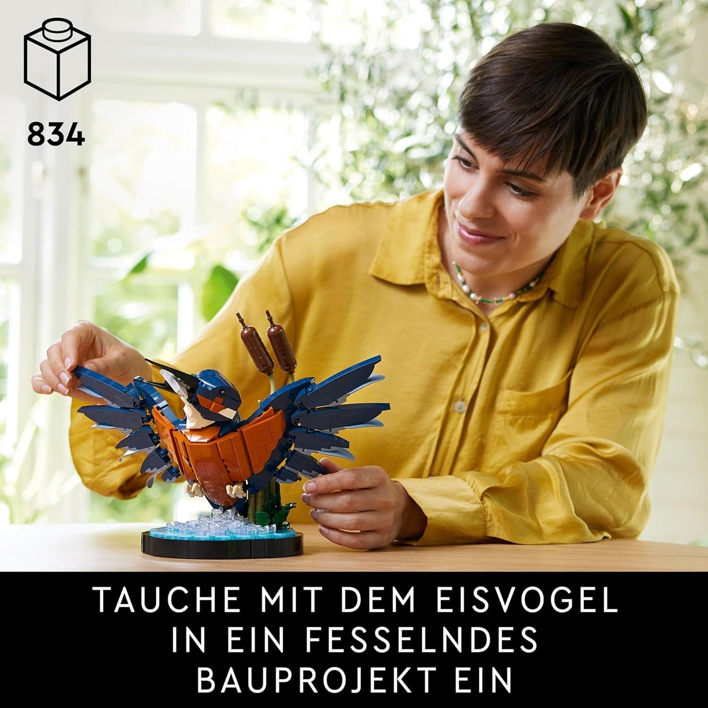 Ensemble de construction LEGO Icons Kingfisher pour adultes, figurine d'oiseau pour salon ou bureau, décoration de maison et de bureau, cadeau pour les amateurs d'oiseaux et les ornithologues, femmes et hommes 10331 Ensembles de construction Besuche den LEGO-Store