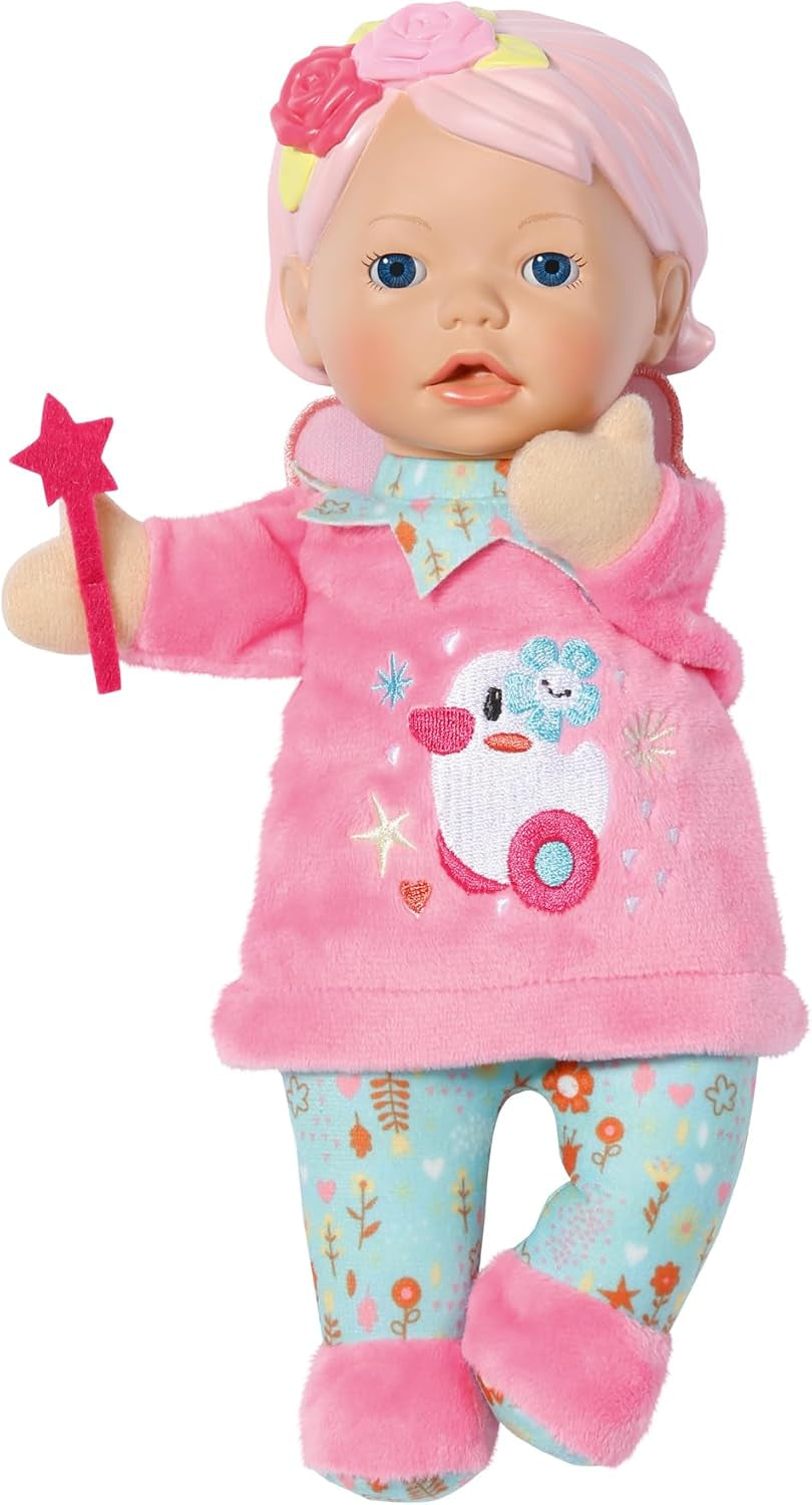 BABY born for babies Fee Poupée au corps souple avec poches pour les doigts dans les bras Marionnette à main de 26 cm de haut 834695 Zapf Creation