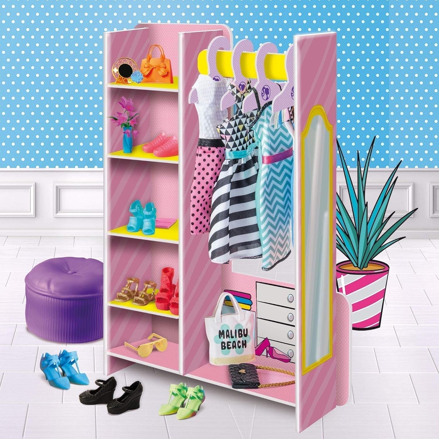 Lisciani 76918 Barbie Fashion Boutique Maisons de poupées Naty Shop