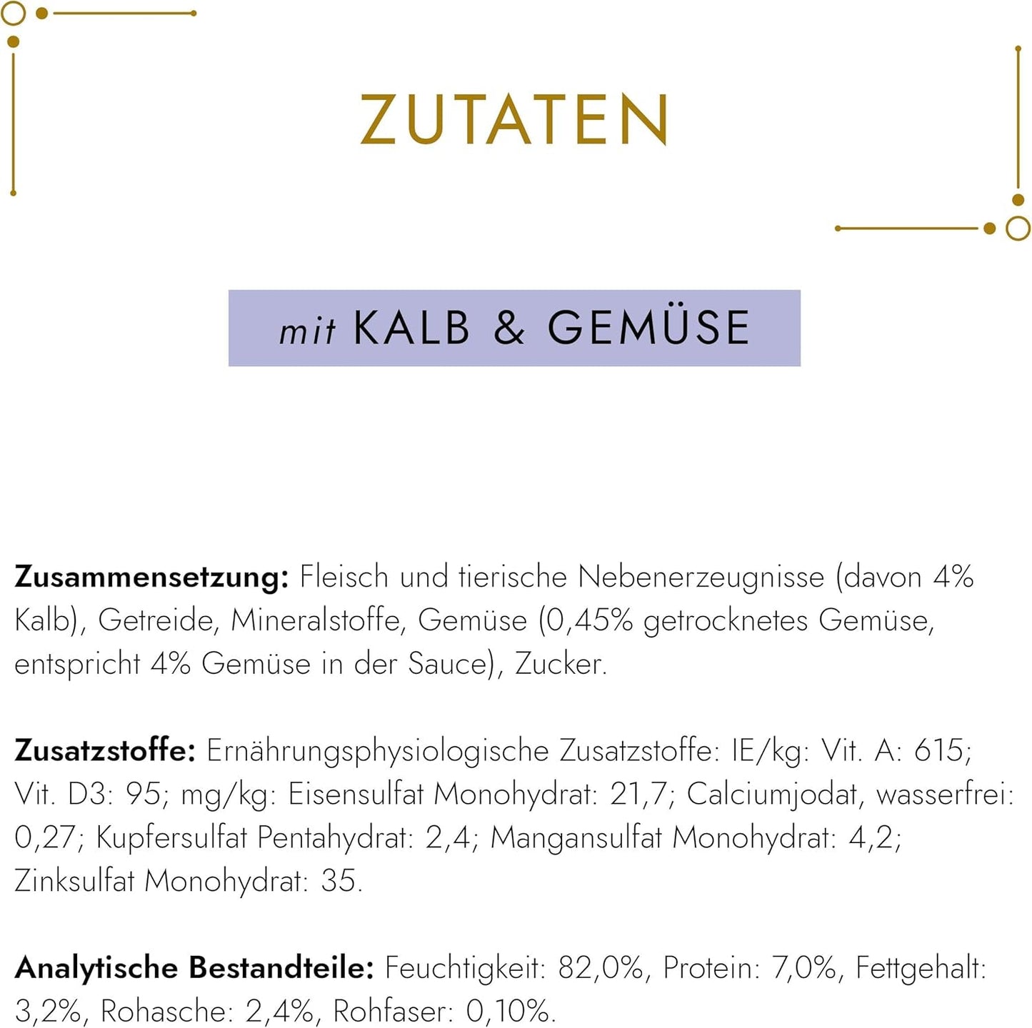 Gourmet Gold Tender Morceaux en Sauce Végétale Veau et Légumes Nourriture Humide pour Chat Paquet de 12 (12 x 85g)