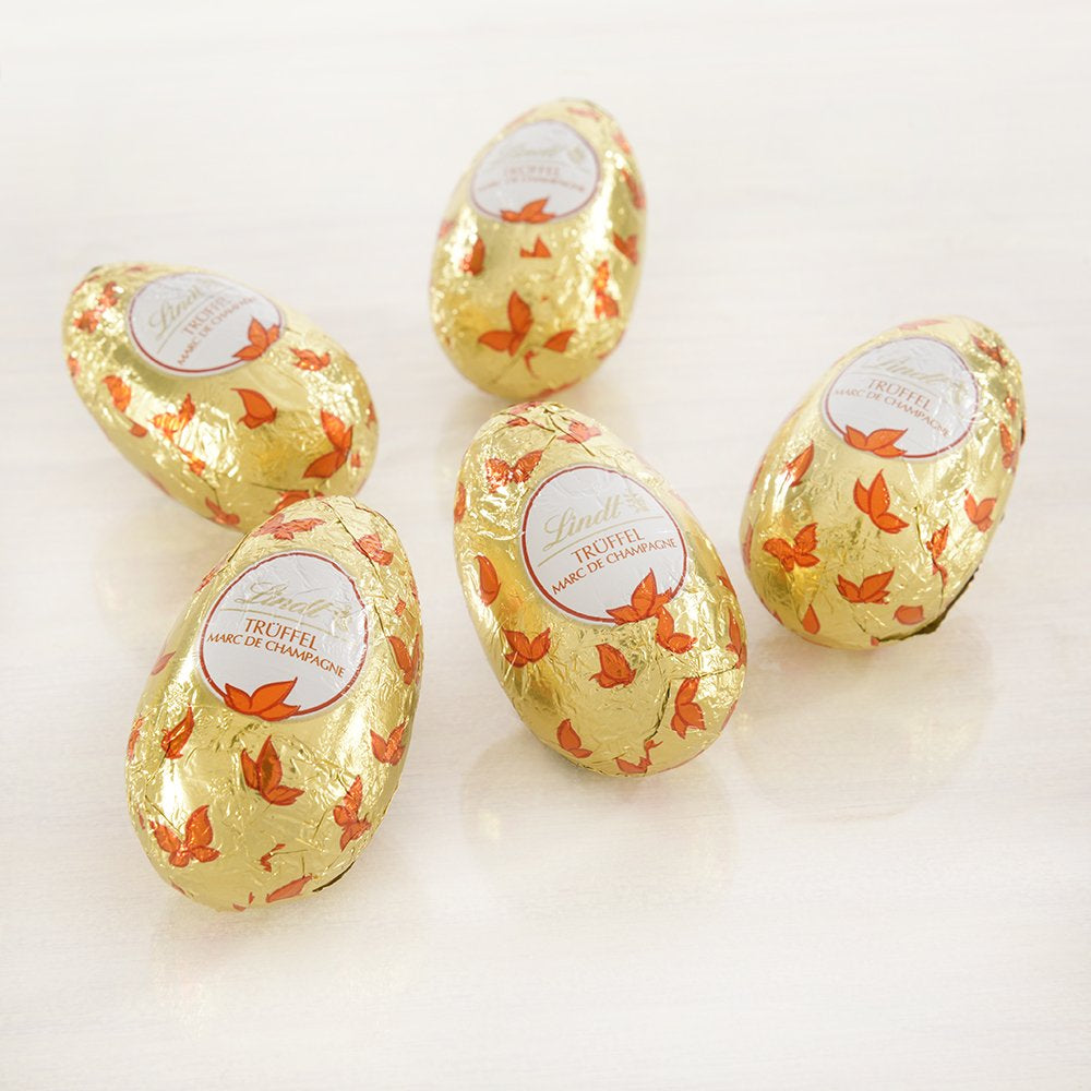 Oeufs Sélection Chocolat | 288g | 2 x œufs à crête et truffes au chocolat | 3x90g | Les plus belles truffes au Marc de Champagne au chocolat blanc | Chocolat de Pâques | Cadeau de chocolat