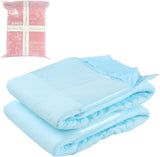 CutiePlusU Couches pour adultes, surface sèche, absorption maximale pendant la nuit, couches jetables pour incontinence – bleu, rose, blanc, lot de 3 (moyen 71-96 cm)