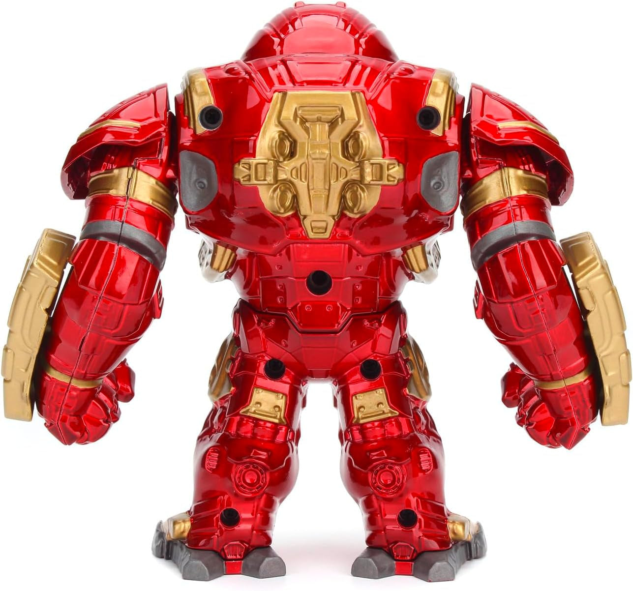 Jada Toys Marvel Figure Hulkbuster & Ironman, Casque ouvert et fermé, Figurines à collectionner, Ensemble, Moulé sous pression, Rouge, Taille: 6 pouces Hulkbuster & 2 pouces Ironman Action figures Naty Shop
