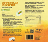 Rouleau de papier de riz d'été Wan Kwai 200 g – Nécessite un léger trempage, parfait pour les rouleaux de printemps croustillants, les rouleaux d'été frais ou les raviolis cuits à la vapeur.