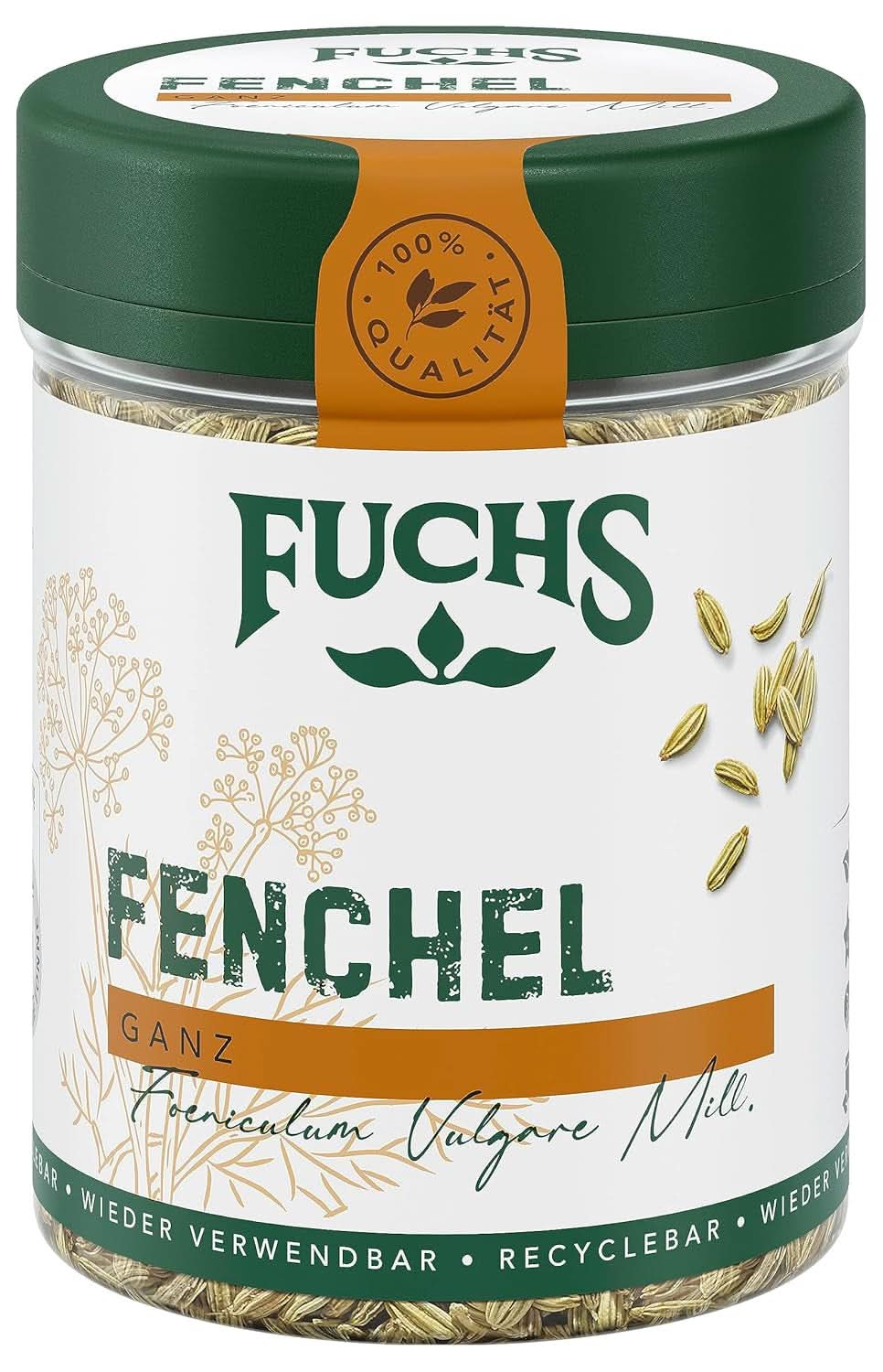 Fuchs - Fenouil entier - saveur douce et épicée pour salades de fruits - 45 g Condimente Naty Shop