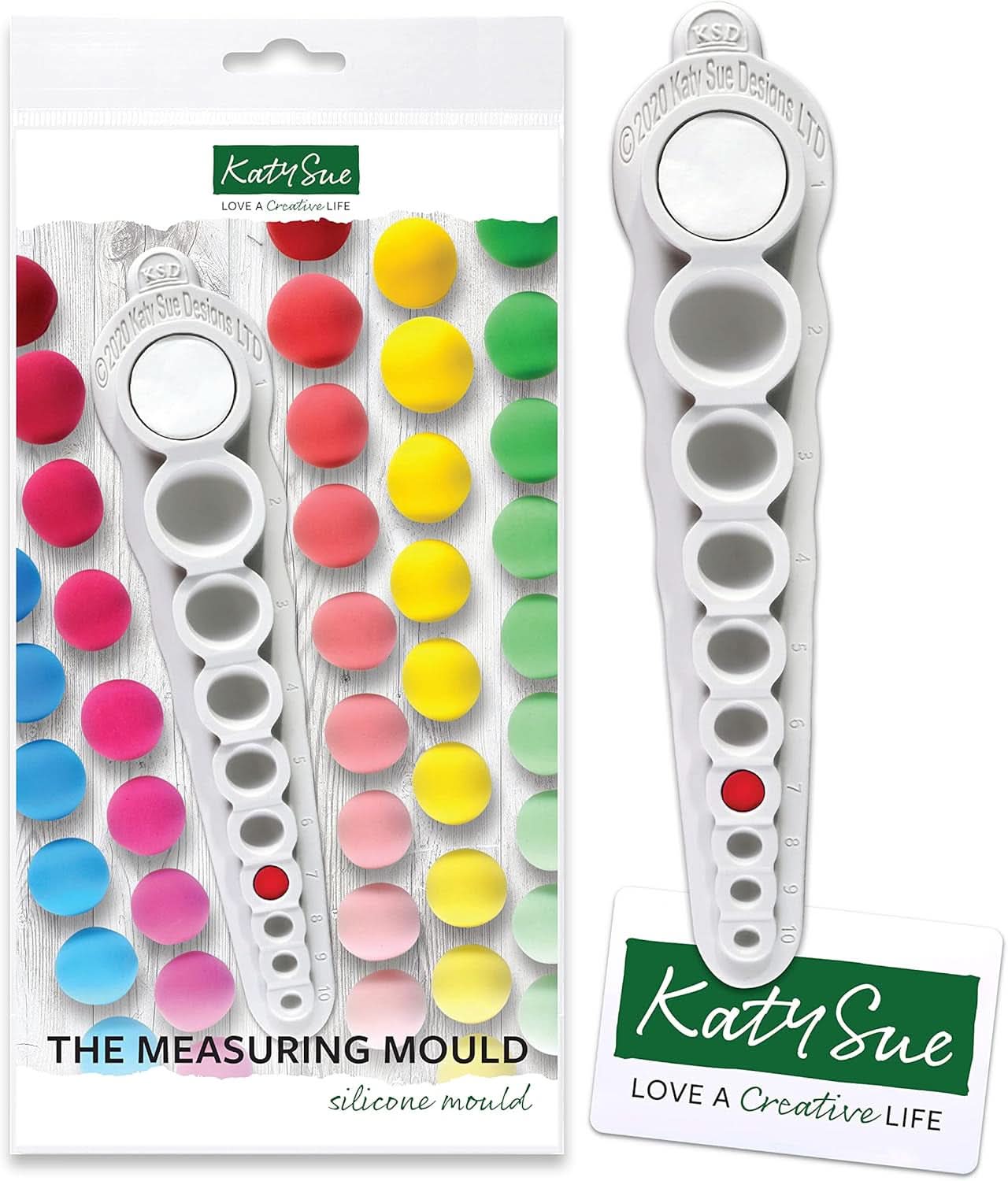 Katy Sue, Moulage d'hémisphères de silicium Diff. Dimensions, Dosage Pâte à sucre, 10 empreintes Cuisine Naty Shop