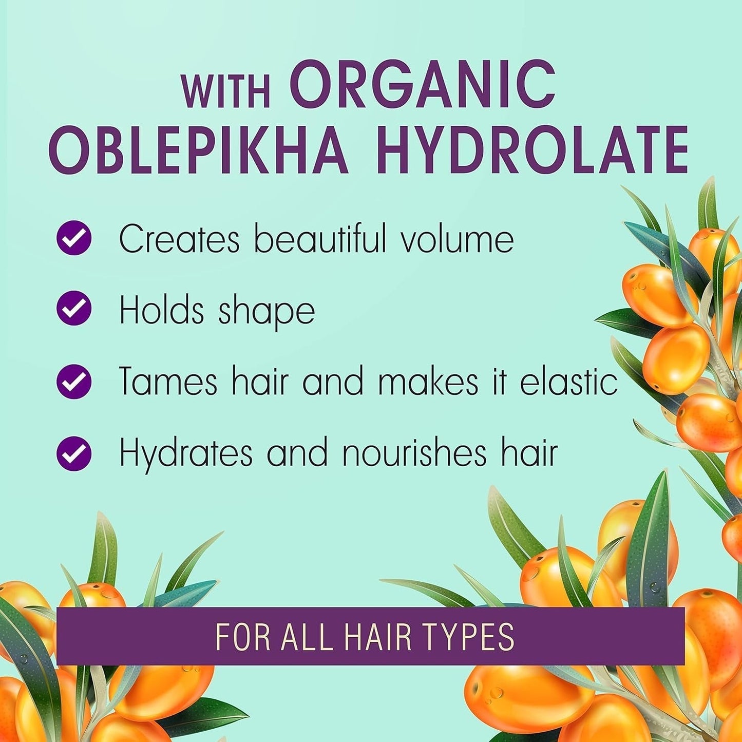 Masque Natura Siberica Oblepikha pour cheveux très abîmés, 1 paquet (1 x 170 ml) Masque capillaire Naty Shop