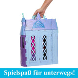 Mattel Disney Frozen - Maison de poupée Castle Arendelle (60 cm +) avec poupée Elsa, 4 aires de jeux et 15 meubles et accessoires Disney Frozen II, HLW61