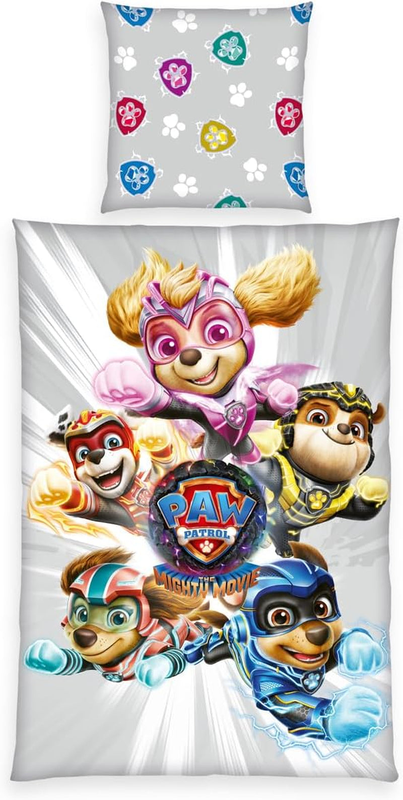 Linge de lit Paw Patrol, fermeture bouton, 100% coton Linge de lit - enfant Naty Shop Default Title
