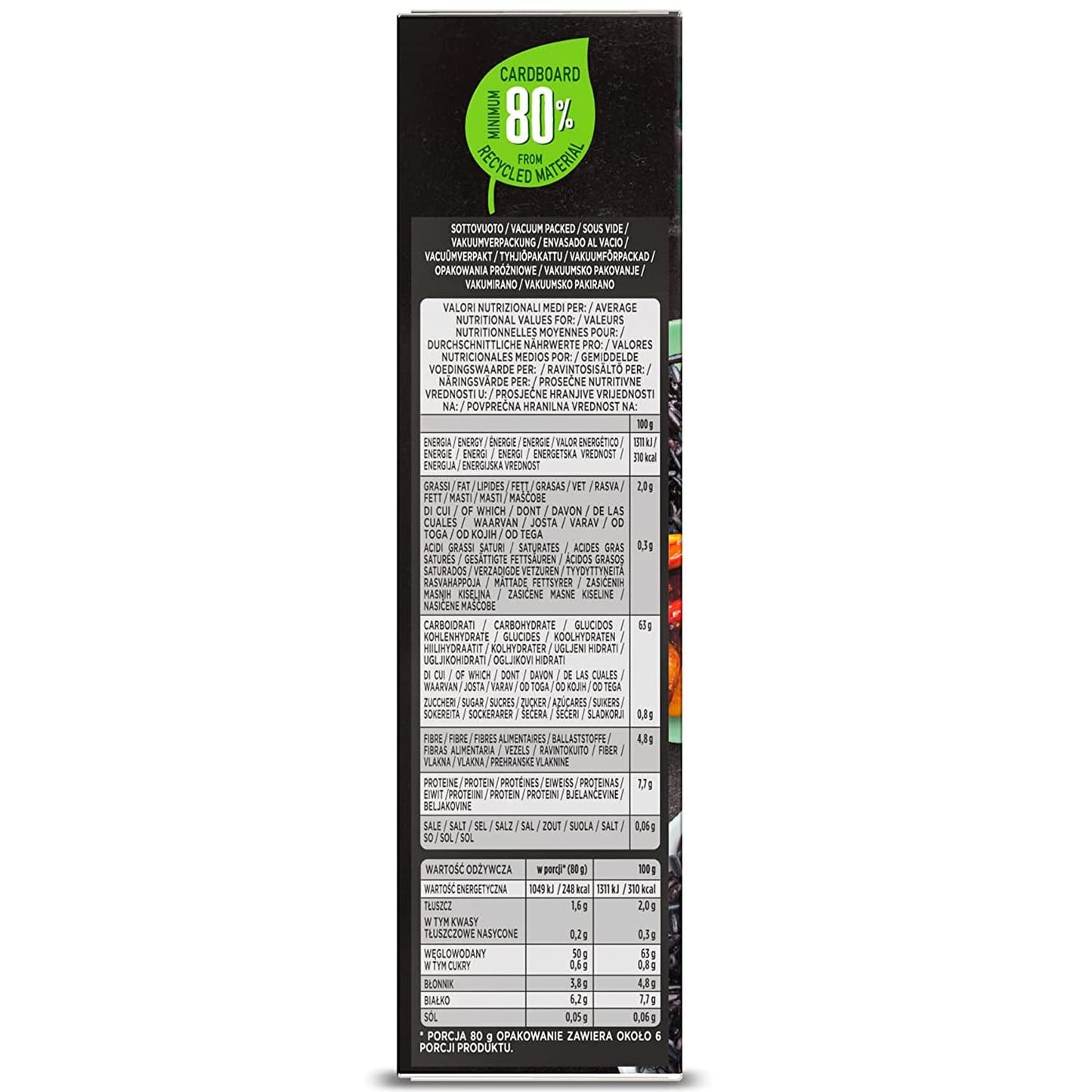 Scotti Riz complet noir Riso Nero Venere 500 g