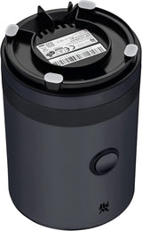 WMF Küchenminis Smoothie-To-Go, Mini batteur sur socle avec deux mixeurs/trinkbehältern 0,6L, Mixer Hochleistungsmixer 300 W, Edelstahl Matt, Schwarz Kitchen Naty Shop