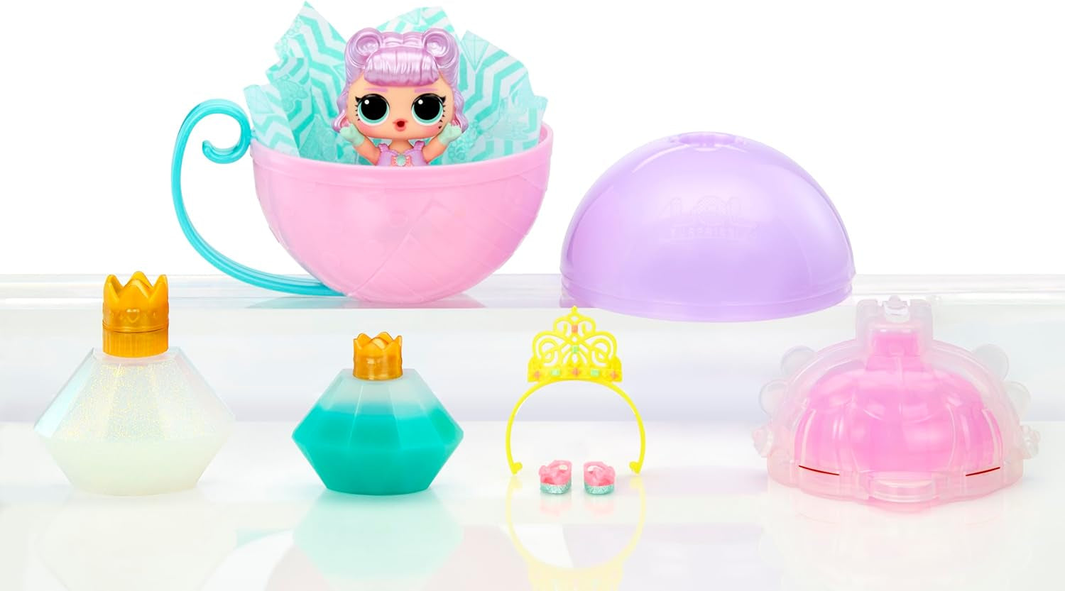 Mdr Surprise ! Princess Tots - Comprend 1 poupée, un emballage blindé, 2 peintures pour créer une robe de princesse, 8 poupées à collectionner