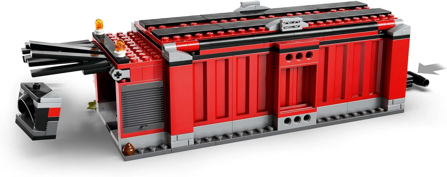 Parc à ferraille LEGO City avec voitures - jouet avec presse à ferraille et grue, 2 voitures miniatures, 4 figurines fonctionnelles et immeuble de bureaux - cadeaux d'anniversaire pour garçons et filles à partir de 8 ans 60472 Besuche den LEGO-Store sets de construction