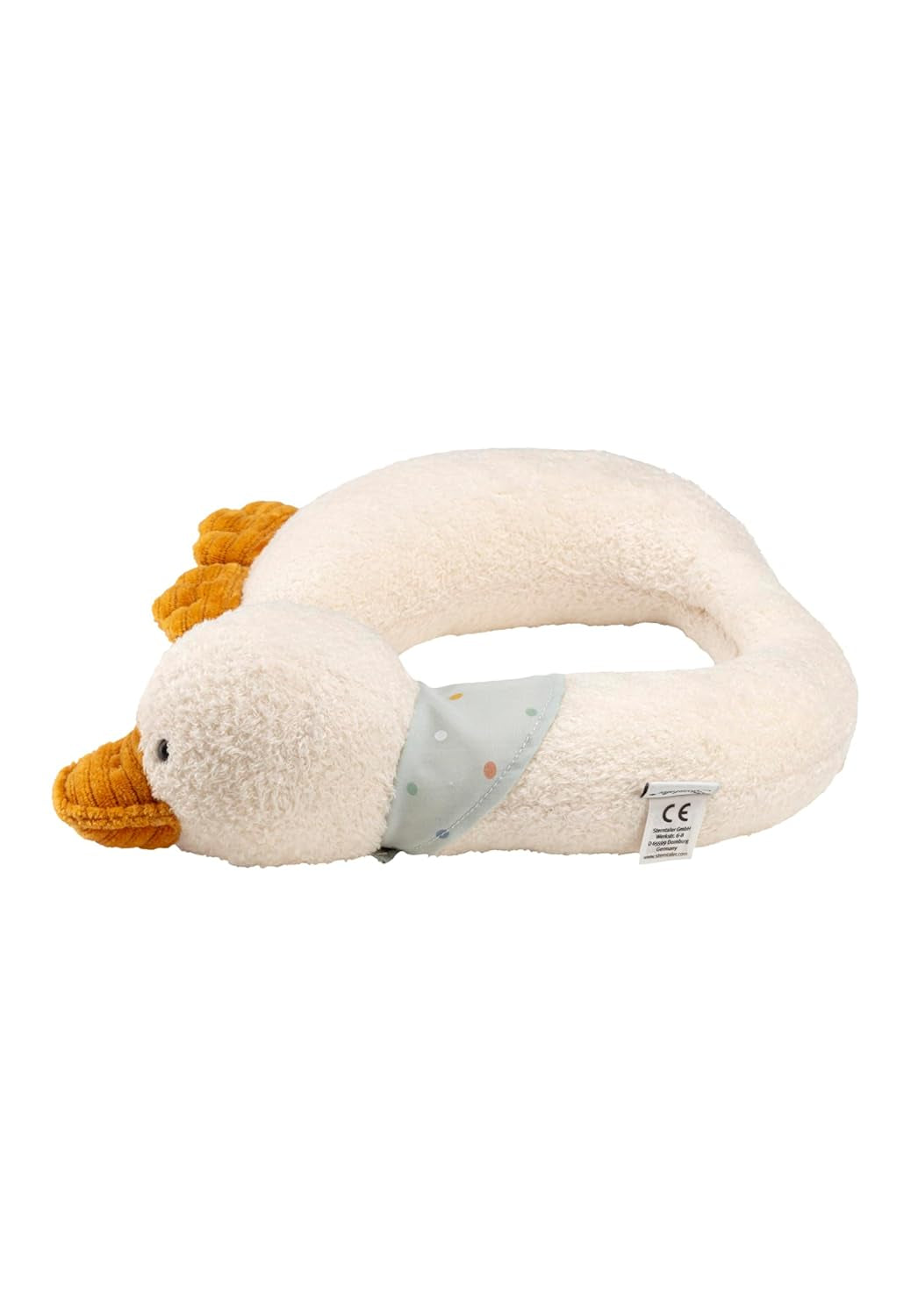 Edda Lou Support de cou de canard Oreiller cervical en forme de U Oreiller de tête d'animal pour garçons et filles Idéal pour la voiture, l'avion et les voyages Oreillers orthopédiques cervicaux Naty Shop
