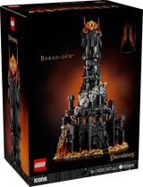 LEGO Icons Le Seigneur des Anneaux : Barad-Door Ensemble de construction pour adultes avec figurines de Sauron, Gothmog, Orc, Frodon, Sam et Gollum Souvenirs de films Fan à collectionner 10333 Jeux de construction Acheter dans le LEGO-Store