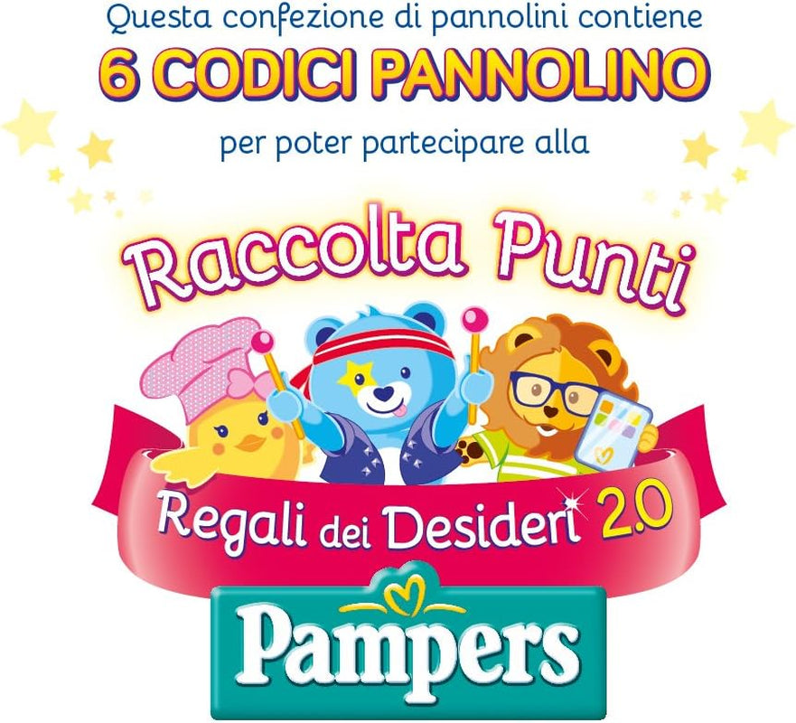 Couches Pampers Sun and Moon Midi, taille 3 (4-9 kg), 120 couches