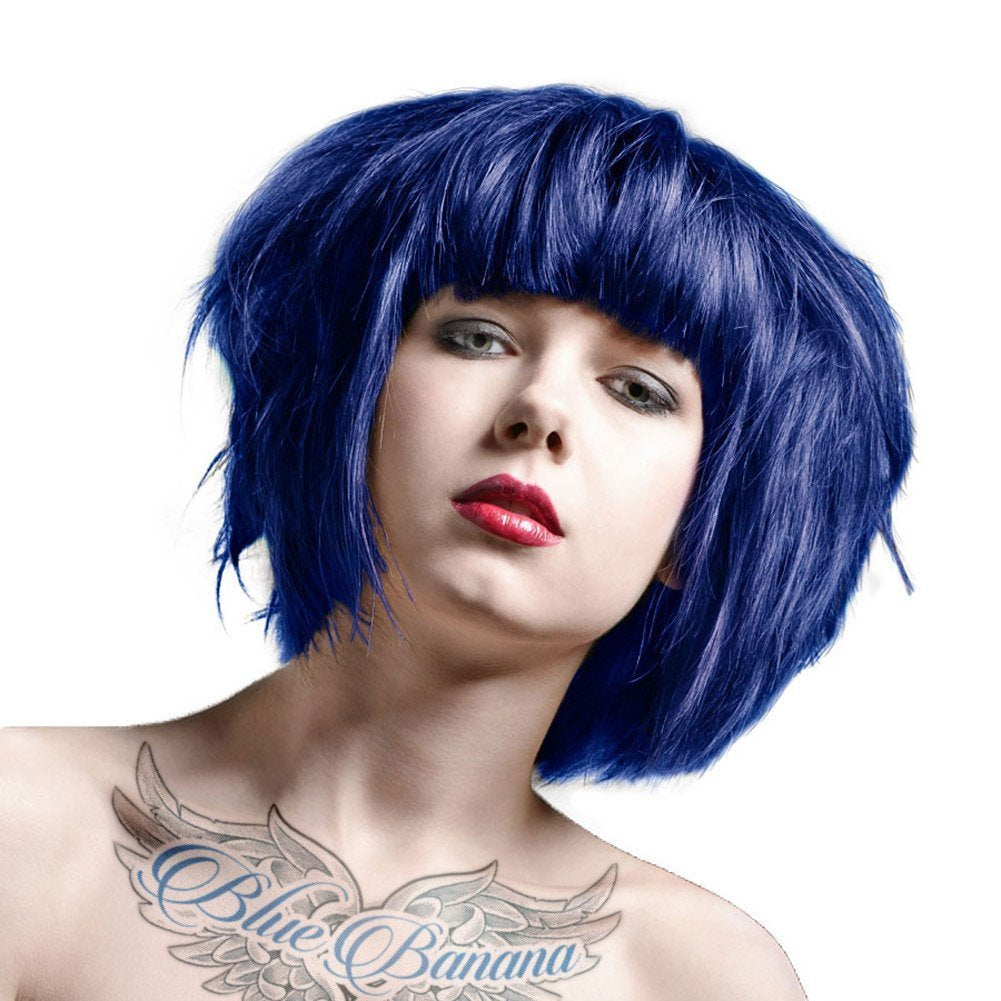 Directions Coloration Semi-Permanente 88ml - Teinture Cheveux Orange Fluorescent Naty Shop Bleu Atlantique 89 Ml (pack de 1)