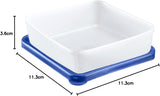 Westmark 4 boîtes de conservation/congélation alimentaire, avec couvercle, capacité : 0,25 l chacune, empilables, plastique, Trio, couleur : transparent/bleu, 25042270 Boîtes de conservation alimentaire Naty Shop