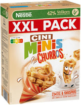 Céréales pour petit-déjeuner Nestlé CINI MINIS Churros à 42% de grains entiers, paquet de 6 (6 x 900g)