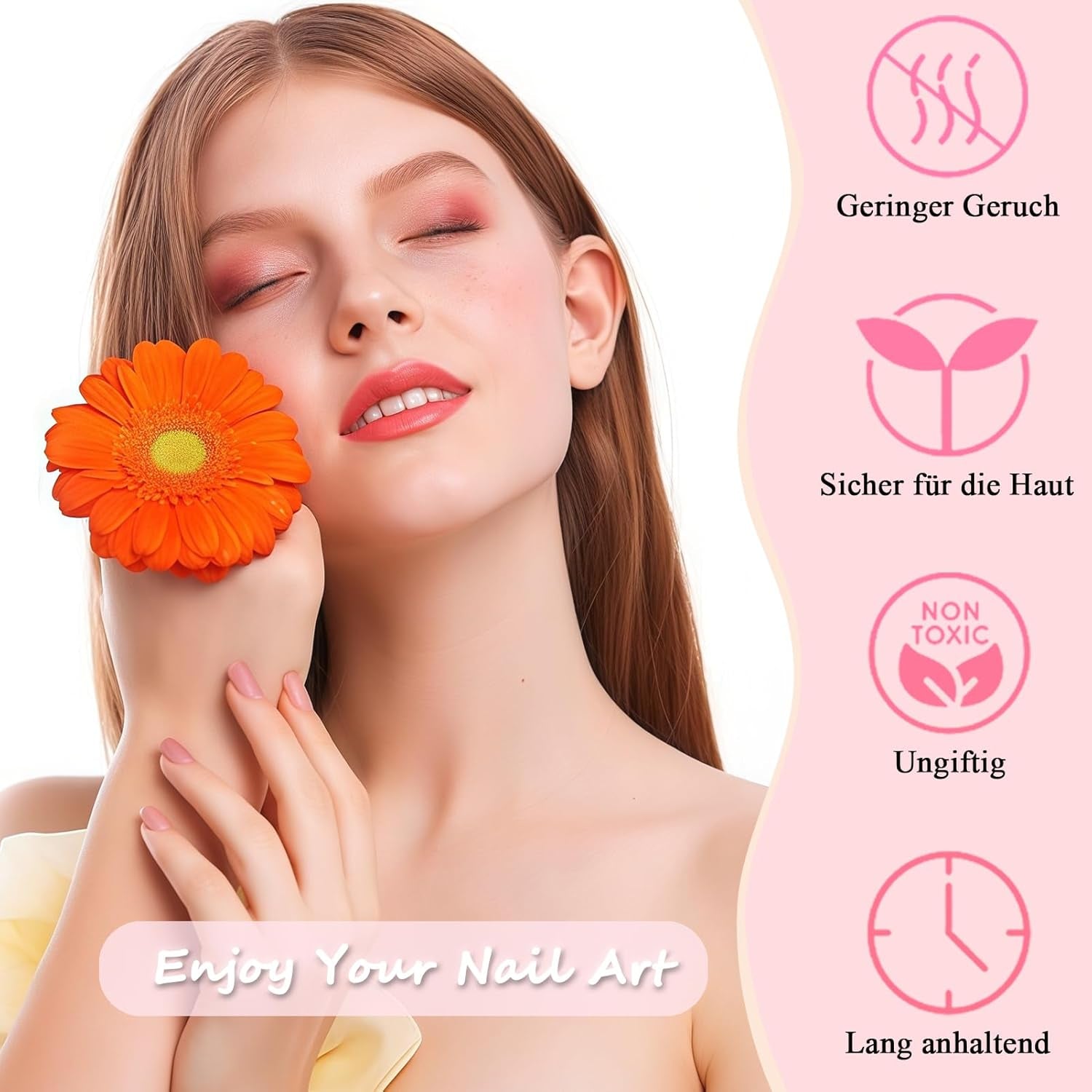 Kit de faux ongles 360 pièces – Faux ongles courts nus, rose, blanc, dégradé – Carré à coller sur faux ongles – Couverture complète, brillants, autocollants pour femmes et filles (carré)