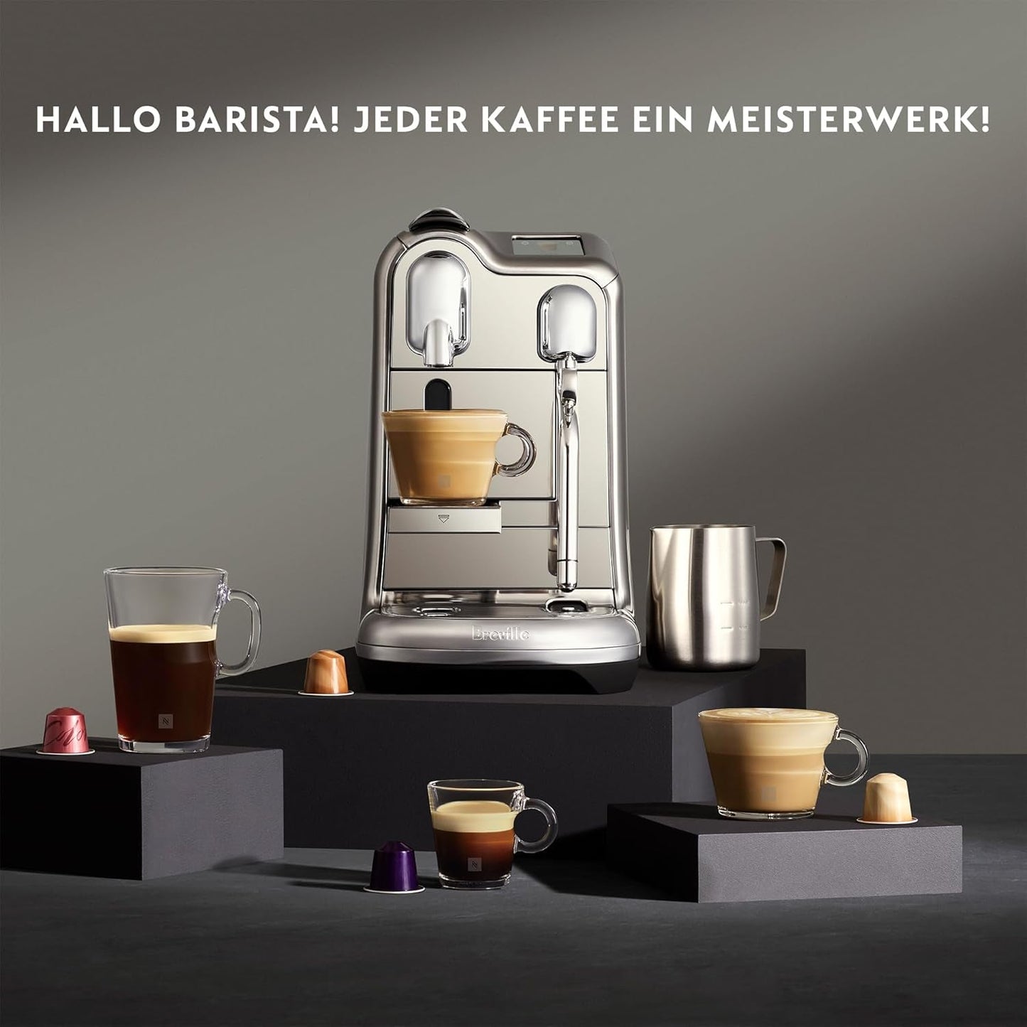 Machine à expresso Sage Nespresso Creatista Pro, acier inoxydable, acier inoxydable brossé
