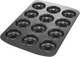 Birkmann, Easy Baking, Donutblech, Backform Für 6 Donuts, Mit Hochwertiger Antihaftbeschichtung, Ø 9 Cm, Mit Rezept, 881631 Moules et plaques pour la cuisson Naty Shop 12Er Donut-Blech