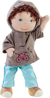 HABA 306528 - Lian Doll - Poupée en peluche pour enfants à partir de 18 mois pour jouer et câliner en matières douces - Taille : 30 cm Naty Shop Dolls