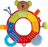 SIGIKID 40490 Anneau actif Baby Activity PlayQ Jouet filles et garçons pour enfants recommandé à partir de 3 mois Jouets bébé multicolores Naty Shop Multicolore/ours