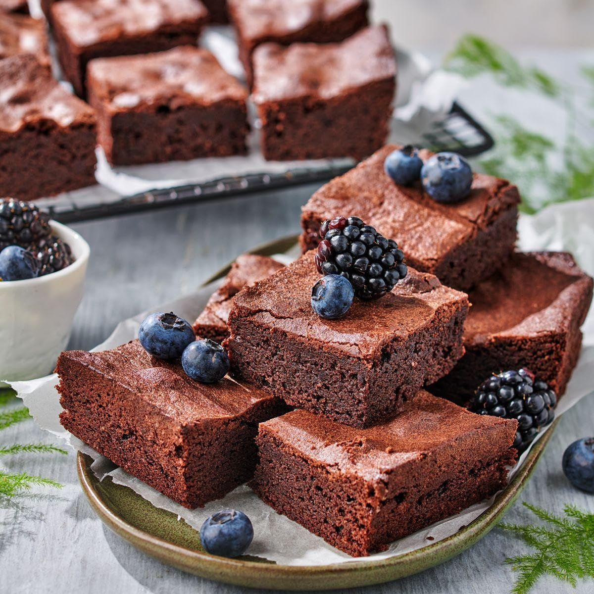 Funcakes Mix Für Cake Brownies: Einfach Zu Berübenen, Für Brownies Und Schokoladenkuchen Mit Reichem Schokoladengeschmack, Halal., 1 Kg Mélange pour la pâtisserie et la cuisine Naty Shop