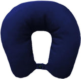 Lemos Home Oreiller cervical avec rembourrage en microfibre, oreiller de soutien du cou, oreiller de voyage confortable pour avion, voiture, bureau, idéal pour le camping, les vacances et les gadgets de voyage (vert menthe)