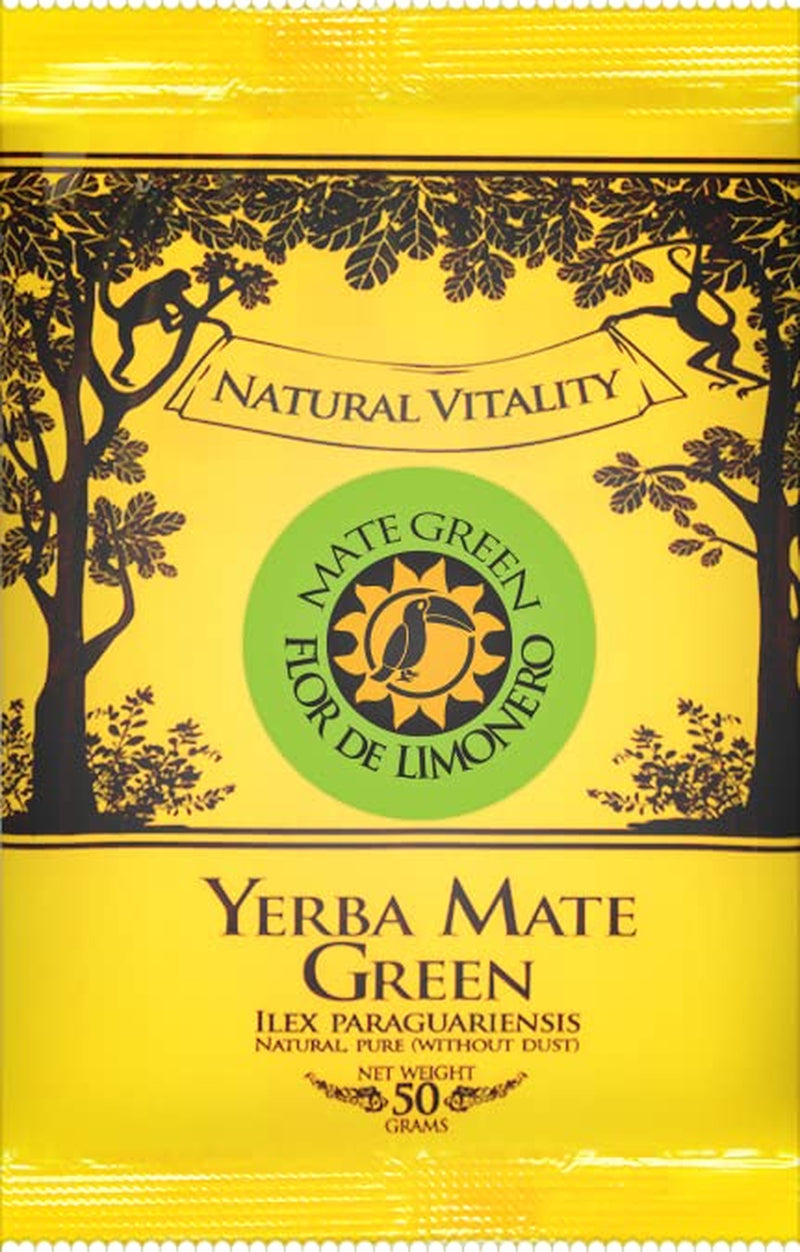 Service à thé Yerba Mate pour deux 150G | Thé maté au guarana et aux fruits | Thé Yerba Mate en feuilles mobiles | Tasse en céramique noire mate 350 ml | Paille en acier Bombilla Liza 19 cm