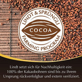 Boules de chocolat Lindor 70% de cacao extra noir | Sachet de 137g | Env. 10 boules de chocolat noir fin fourrées fondantes | Cadeau de chocolat | Cadeau chocolat