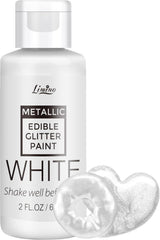 Paillettes comestibles liquides – 6 couleurs métalliques, poudre de paillettes comestibles liquides pour décoration de gâteaux, pâtisserie, macarons – colorant alimentaire métallique, couleurs pailletées pour biscuits, fondants, gâteaux, muffins