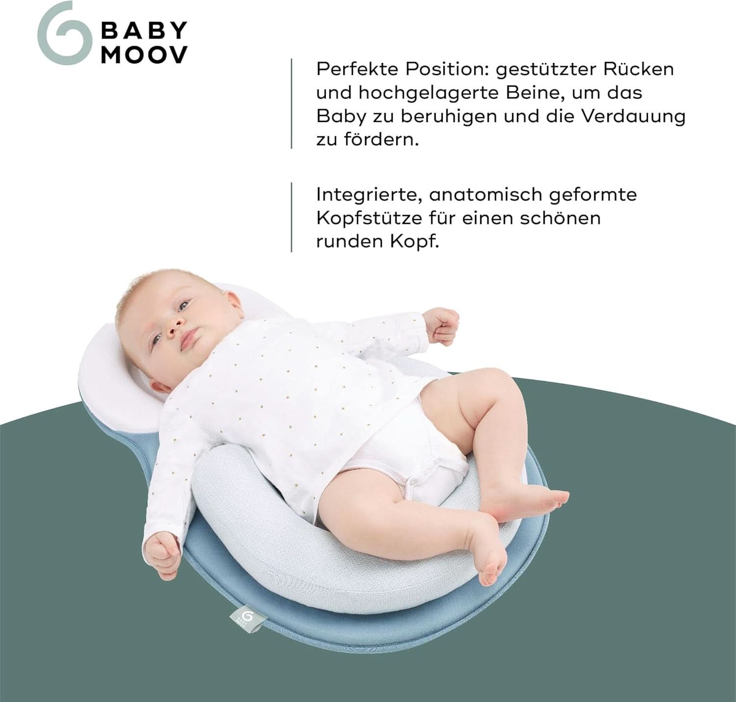 Babymoov Cosydream Coussin de positionnement Mosaic pour bébé pour soulager les coliques et prévenir la plagiocéphalie, 0-3 mois Accessoires Alimentation et Allaitement Bebe Naty Shop