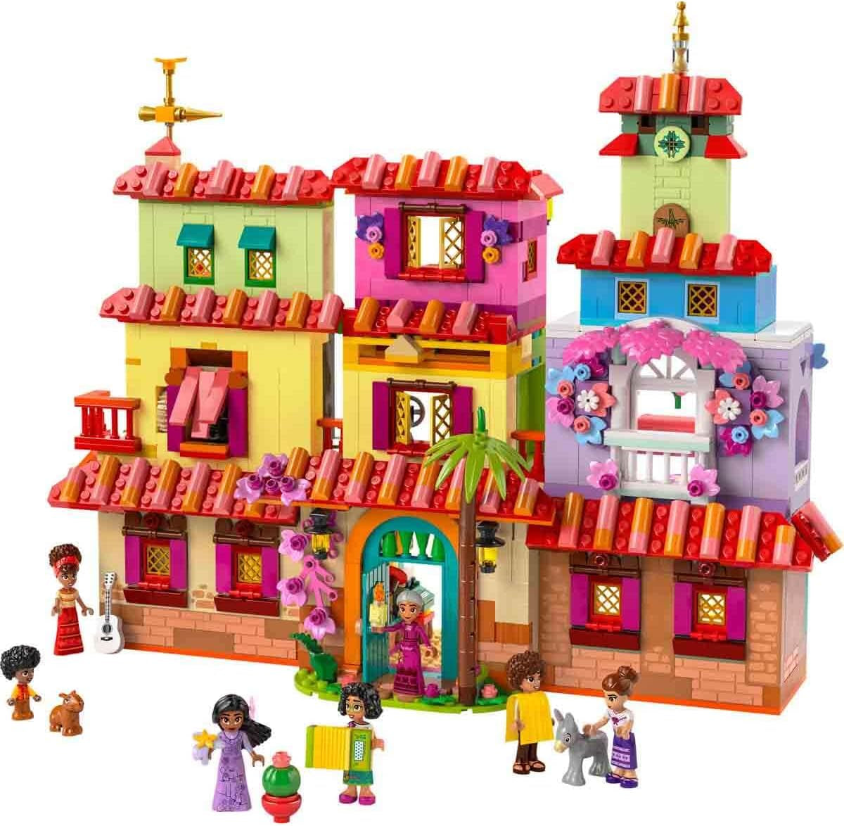 LEGO Ç€ Disney Encanto Magical House of Madrigals Maison de poupée pour enfants avec figurine Mirabel Play, jouet de construction pour filles et garçons à partir de 7 ans 43245 Jeux de construction Besuche den LEGO-Store