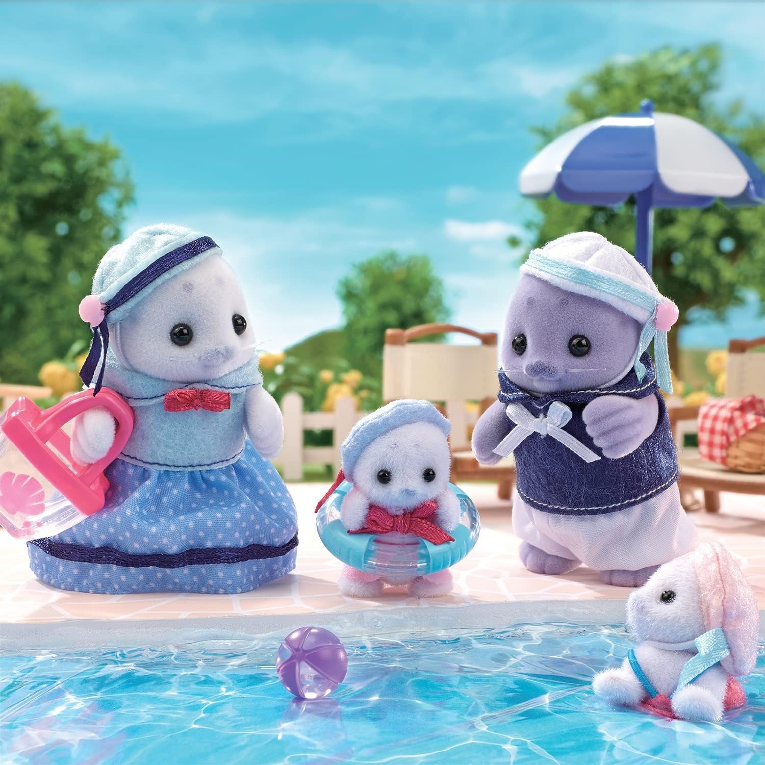 Sylvanian Families - 5759 Figurine animale de la famille des phoques, jouet détaillé pour les 3 ans et plus
