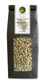 Café cru - Café vert biologique d'Ethiopie, Java, Honduras (emballage réduit en grains de café vert 3x500g) - Certifié GMP