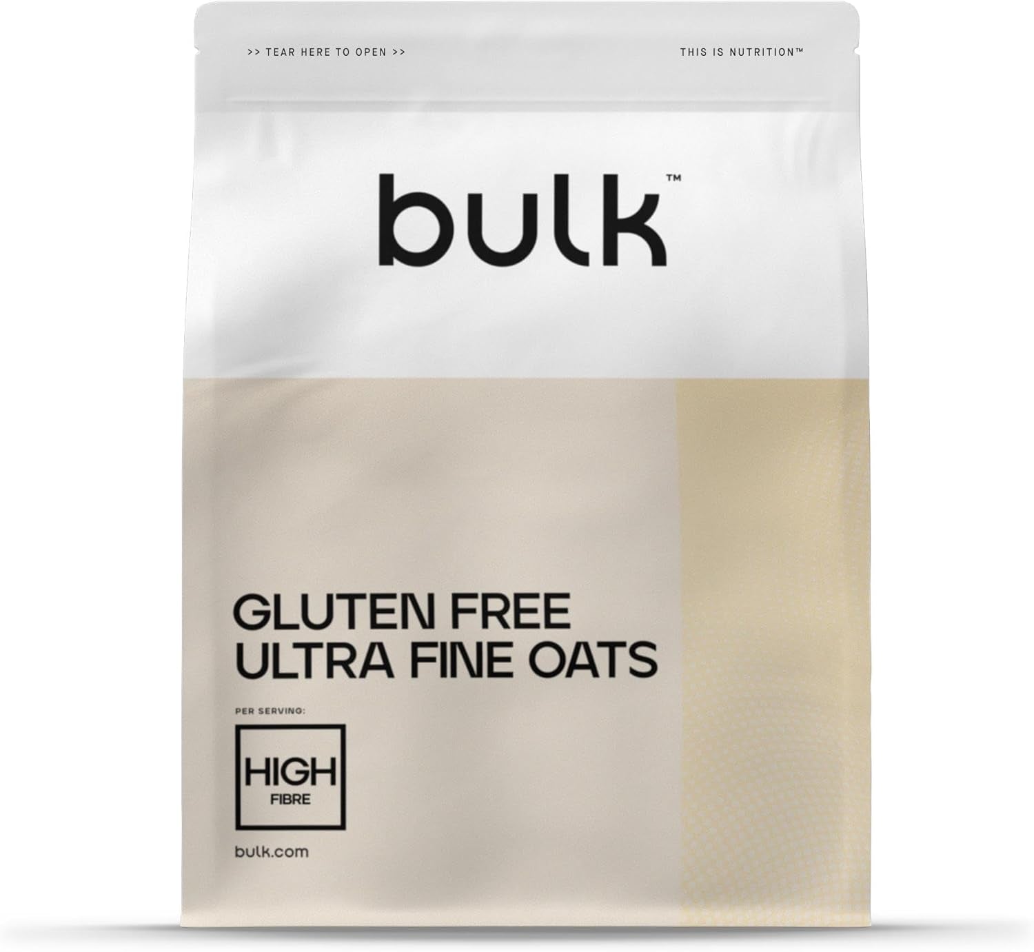 Gruau finement moulu, flocons d'avoine écossais naturels en vrac, sans gluten, 2,5 kg, l'emballage peut varier