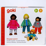 51463 - Poupées flexibles Famille interculturelle